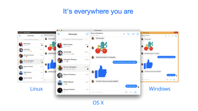 Messenger for Desktop 臉書即時通桌面版，免開瀏覽器即可傳訊接收通知