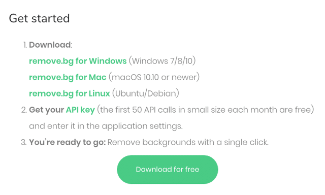 remove.bg for Windows/Mac/Linux