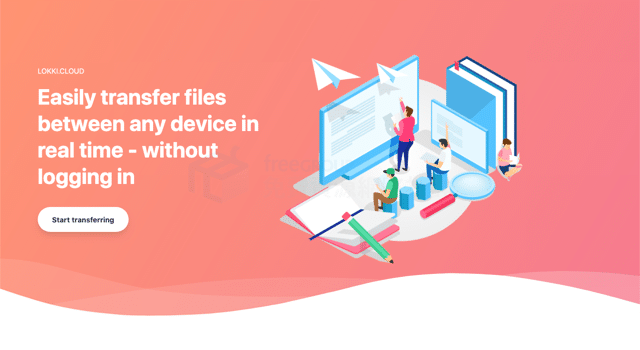 Lokki.cloud 在任何裝置輕鬆傳送檔案，無需登入或下載安裝軟體