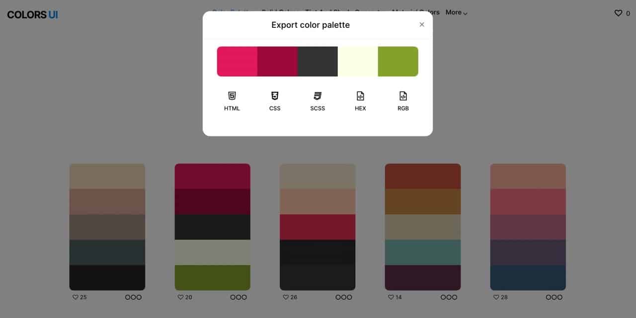 Colors UI