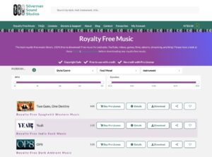 Silverman 音樂工作室：數百首免費 CC 授權音樂，一鍵下載適用商業用途
