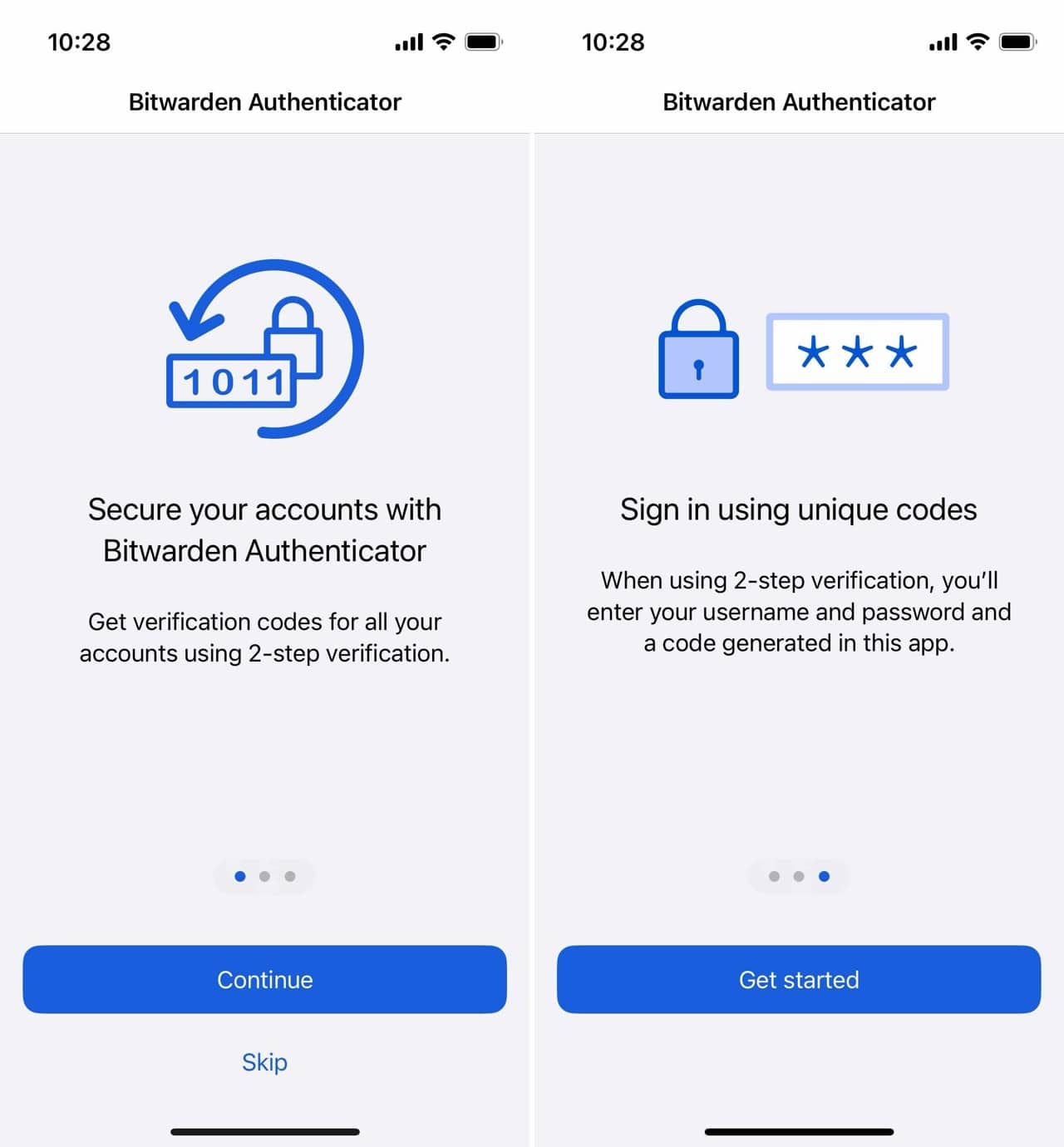 Bitwarden authenticator 01.