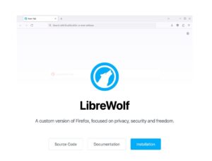 LibreWolf：火狐瀏覽器 Firefox 分支版本，更注重隱私、安全性和開源自由