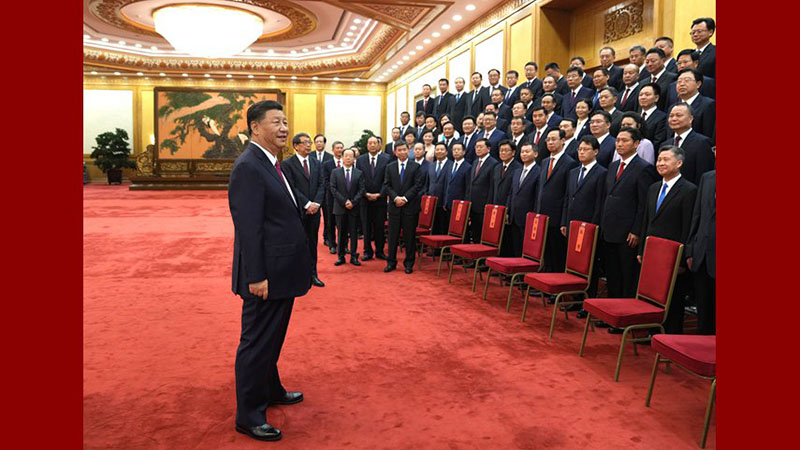 Xi Jinping rencontre d'éminents secrétaires des comités du Parti au niveau de district