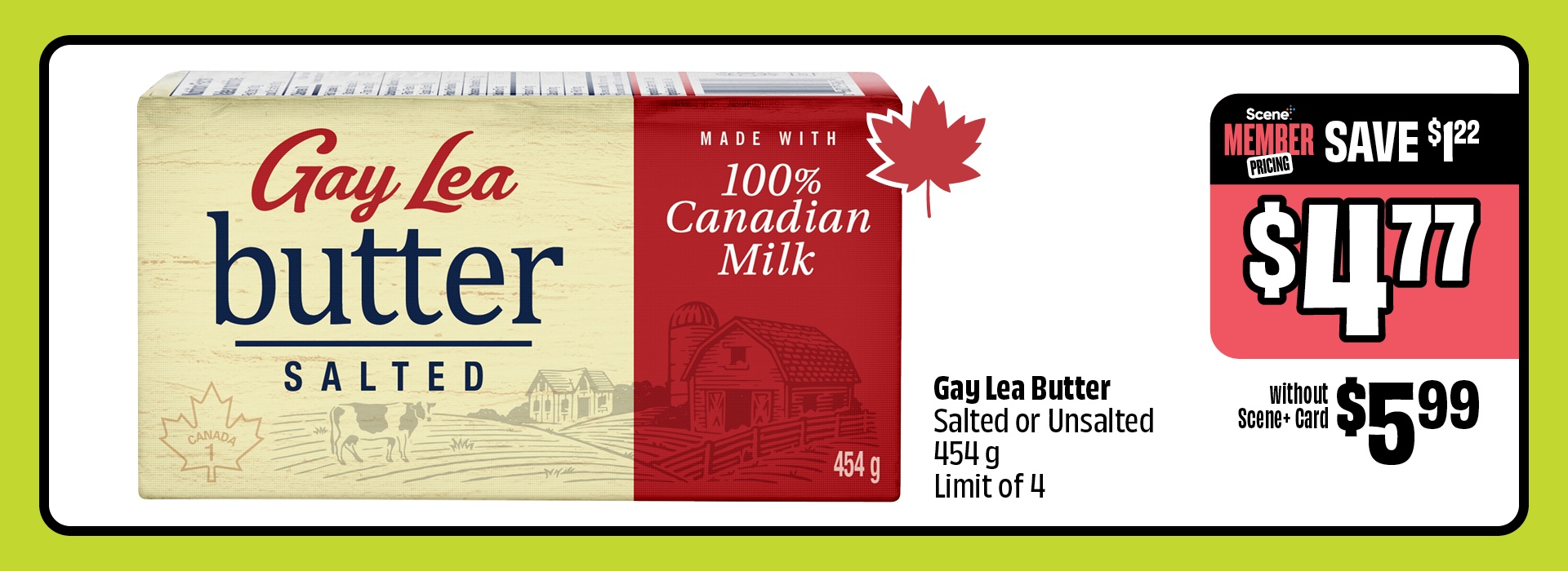 Gay lea butter