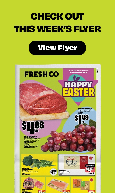 Text Reading 'Check out this week's flyer.' Know more details from the 'View Flyer' button given below.