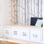 DIY Garderobe aus Birkenstämmen von Gingered Things