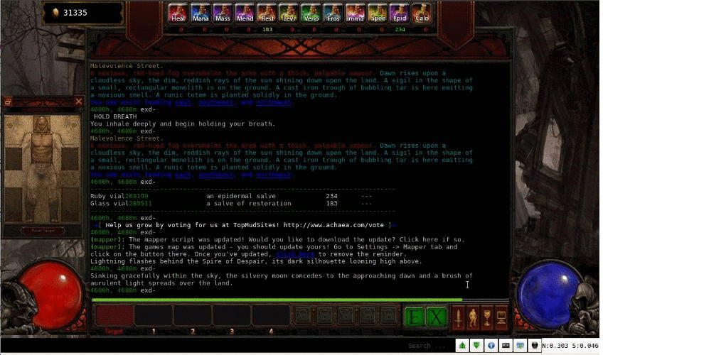 Interfaces players have created with Mudlet