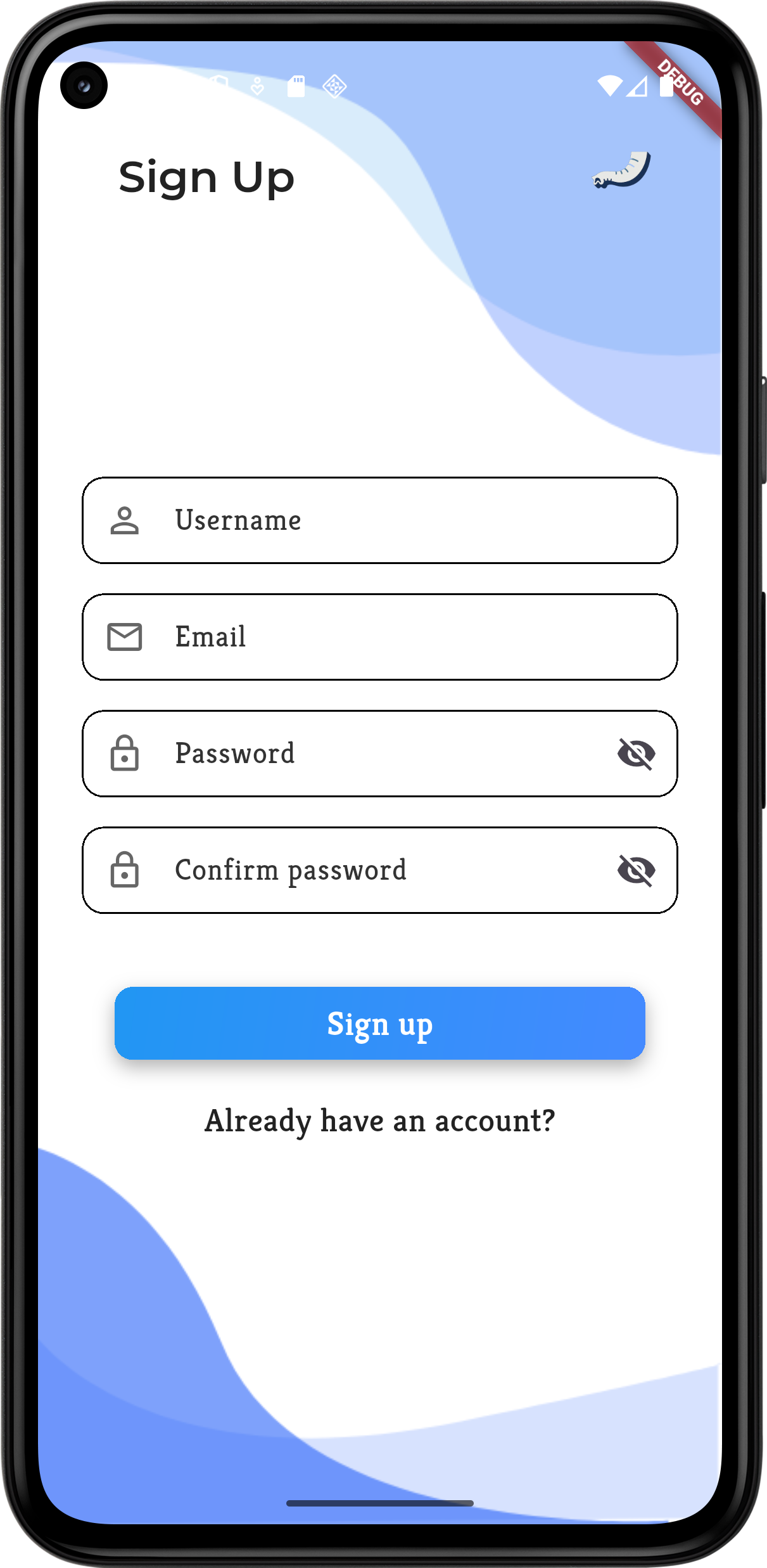 Sign Up Screen