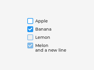 Checkboxes with layout in LVGL