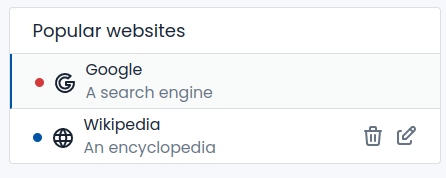 compact list screenshot
