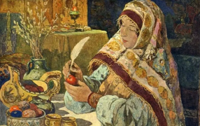 «Канун Пасхи в старину», Иван Горюшкин-Сорокопудов, 1914 год / Артхив - artchive.ru
