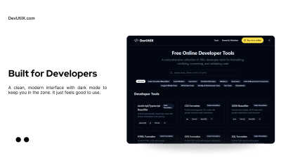 DevUtilx - AI tool for productivity