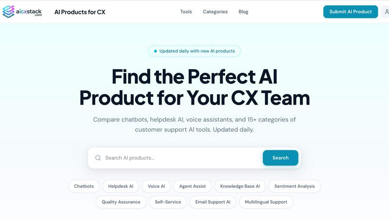 AI CX Stack screenshot