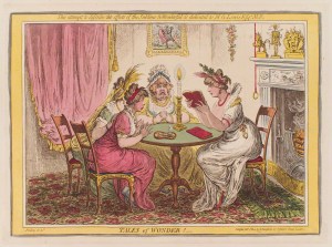 NPG D12778; 'Tales of wonder!' by James Gillray, published by Hannah Humphrey