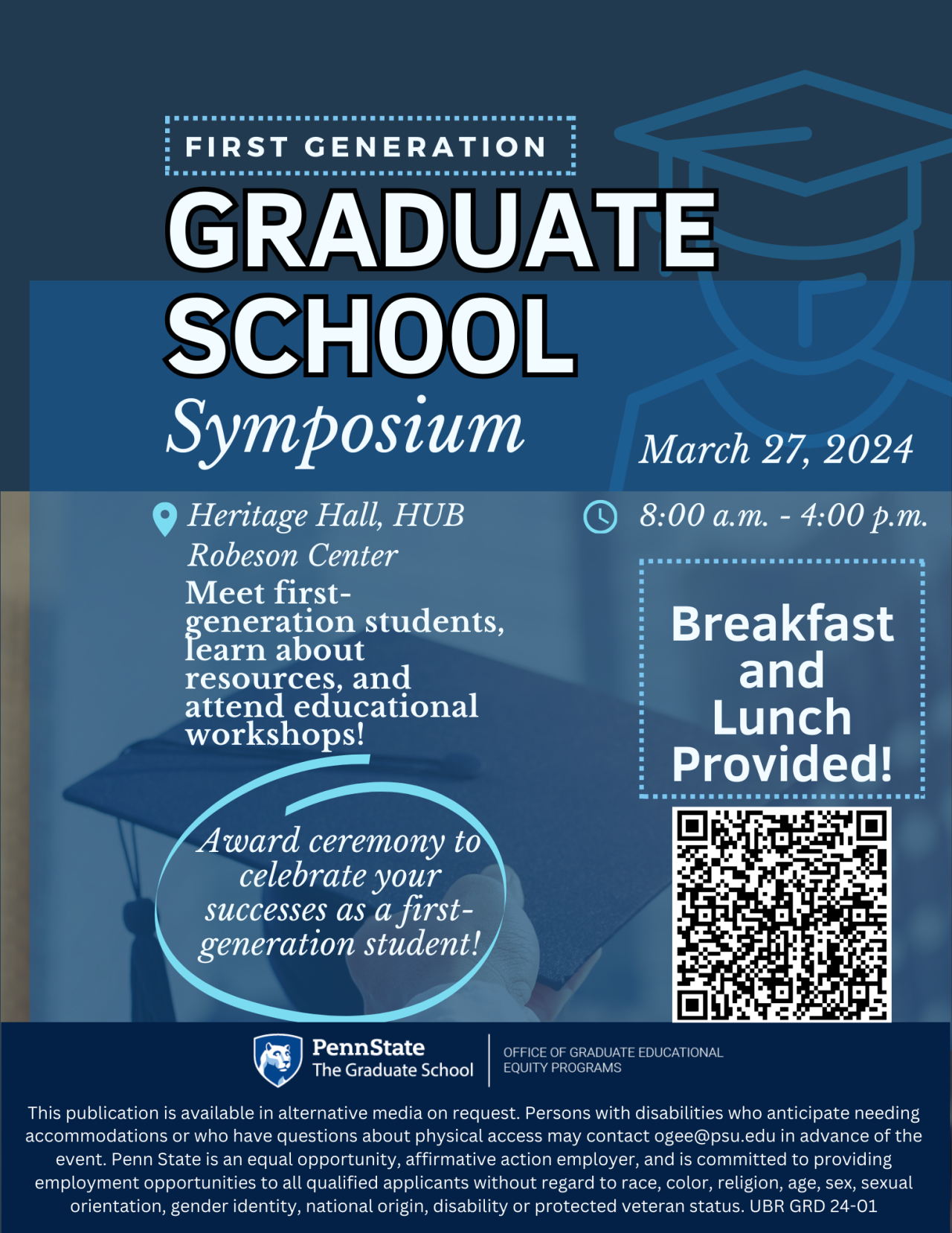 Flyer for First-Gen Symposium