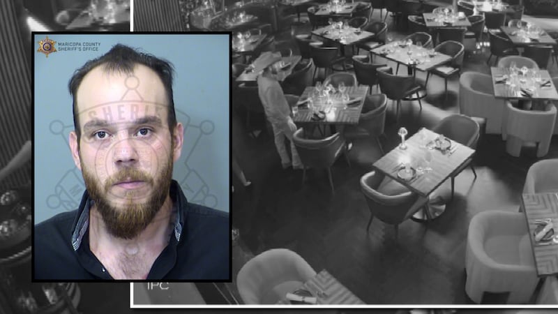 Matthew Steve was booked into jail on a felony theft charge.