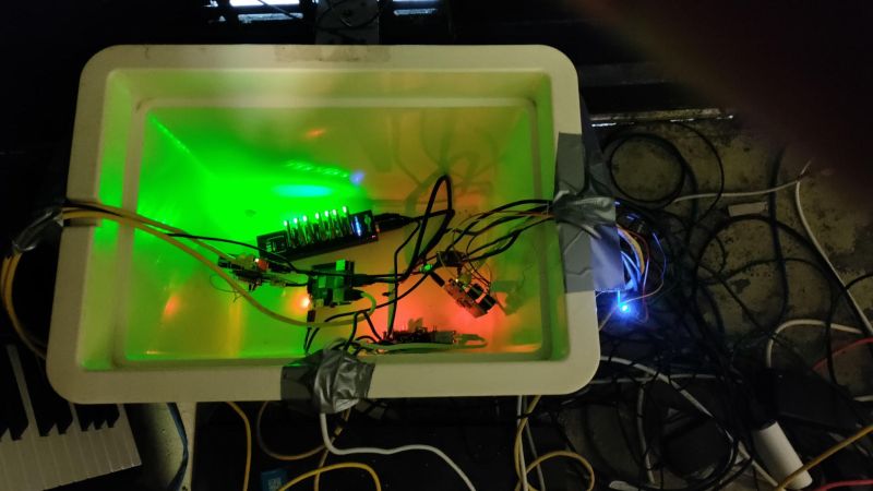 NTP server heated with Bitcoin mining dongles