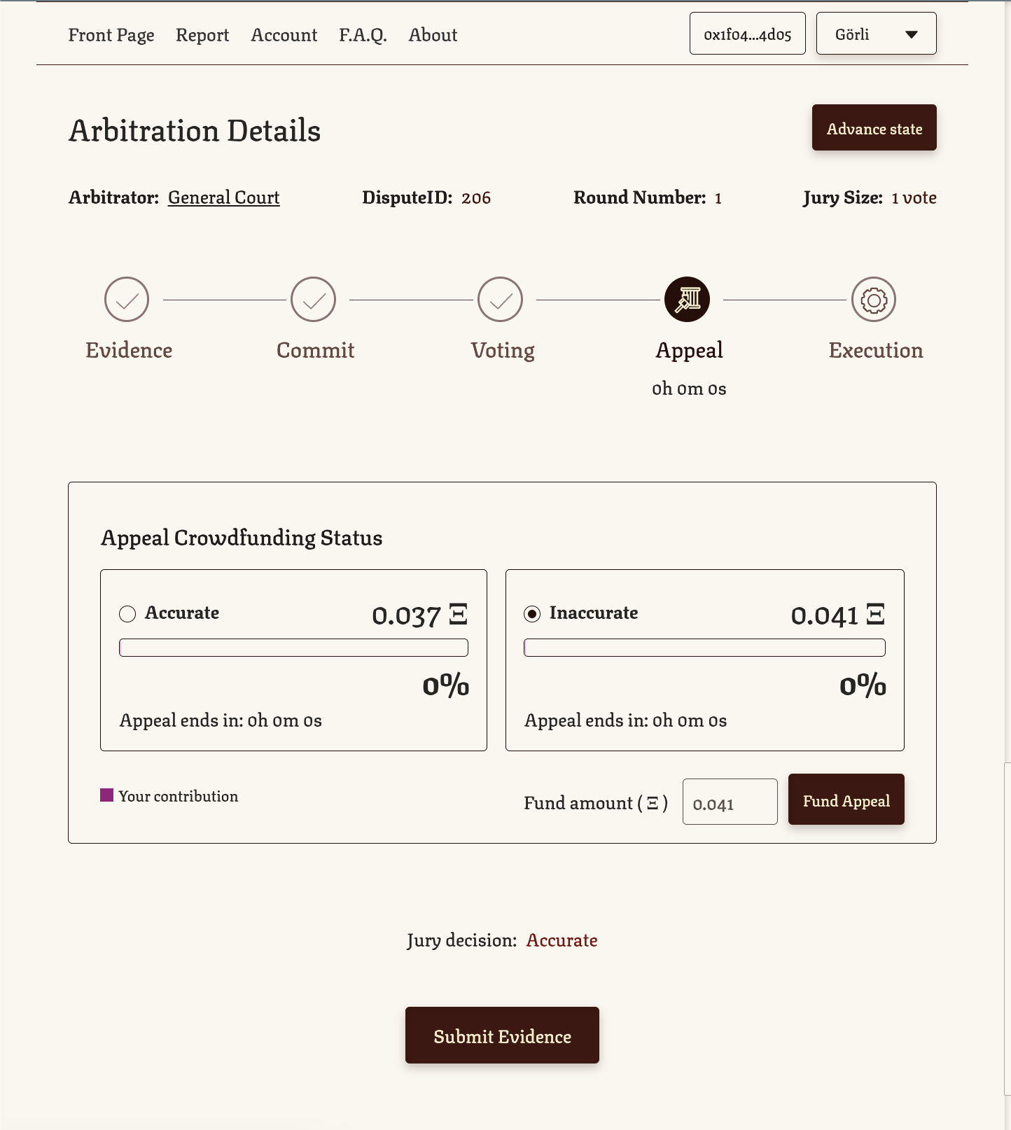 Arbitration Details in The Truth Post