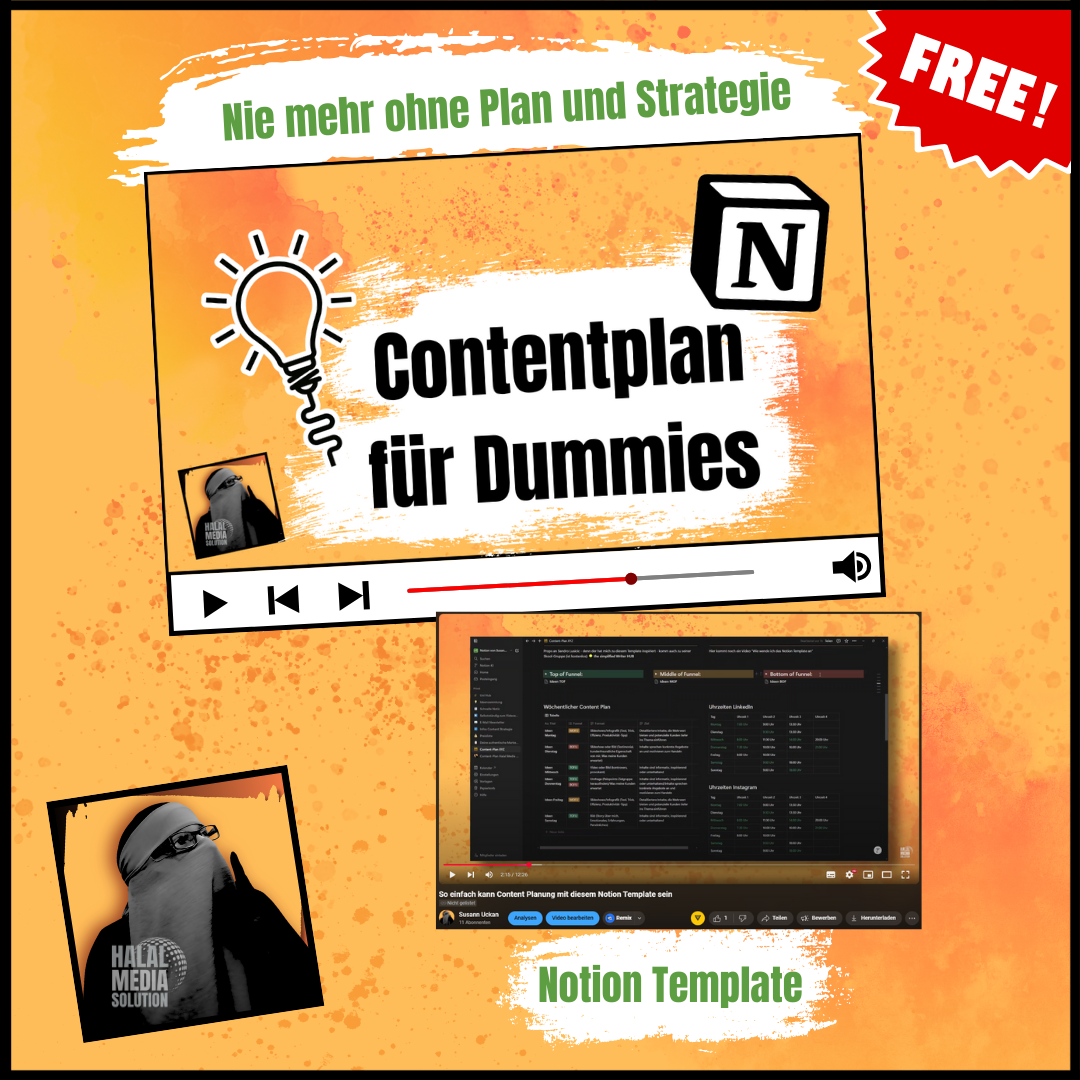 Contentplan für Dummies durch Notion Template
