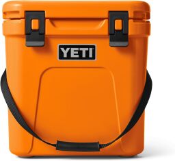 Yeti Roadie cooler in orange