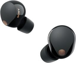 black sony wf-1000xm5 earbuds