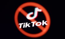 tiktok logo with a red x circle through it