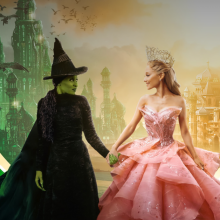 Cynthia Erivo as Elphaba, Ariana Grande as Galinda