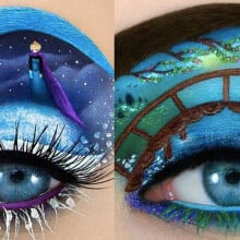 Visual artist turns eyelids into canvases with her amazing makeup art