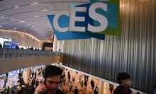 Attendees walk through the Consumer Electronics Show