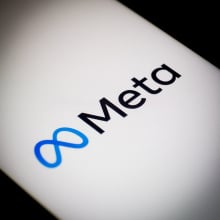 The Meta logo is visible on a white background.