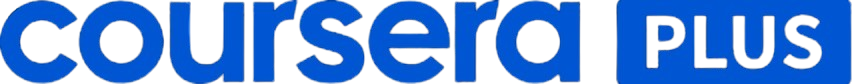 blue coursera plus logo