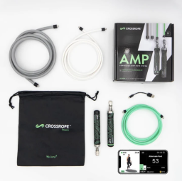 crossrope AMP jump rope with accessories