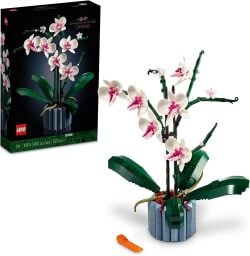 lego orchid and box