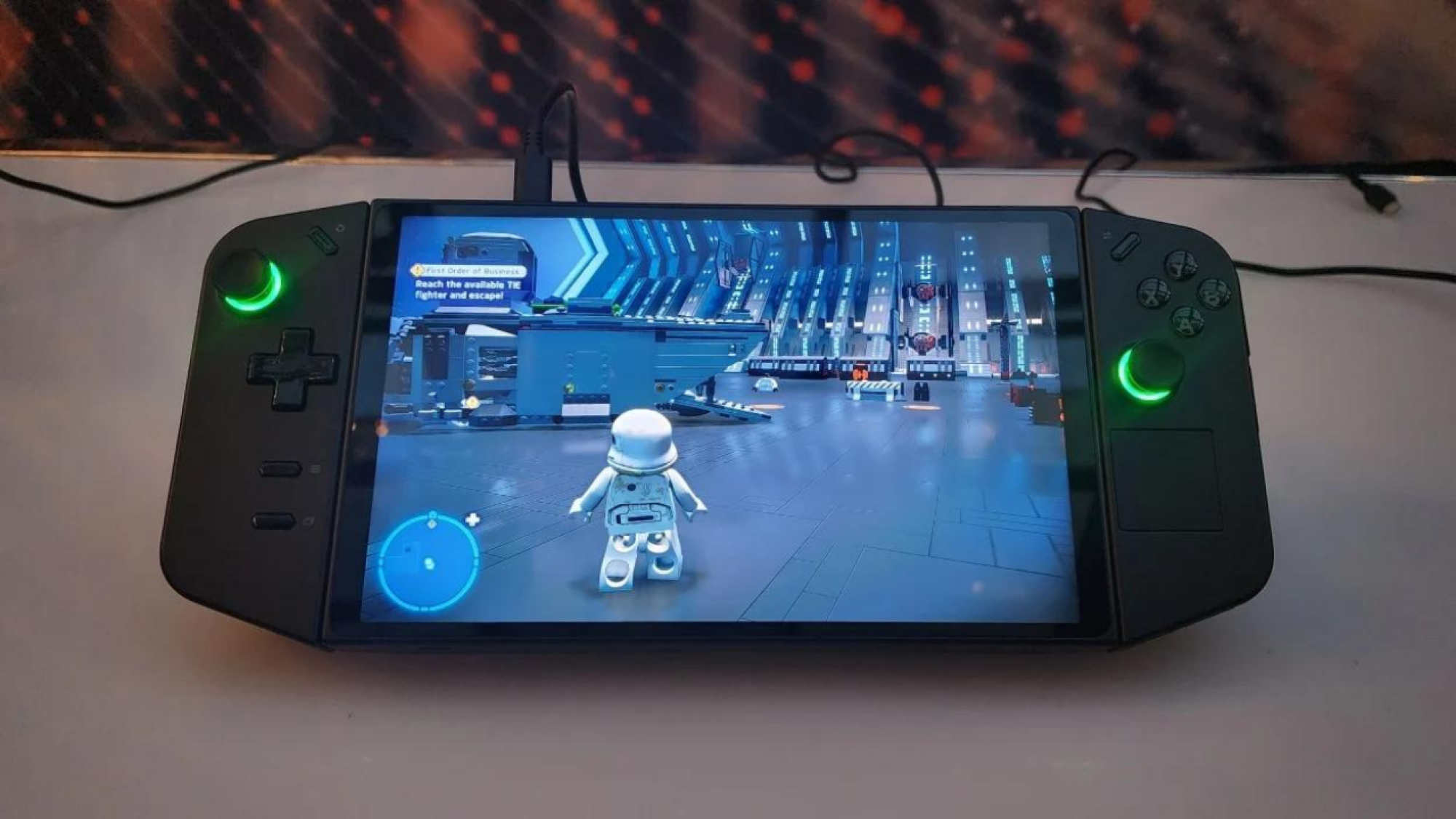 lenovo legion go running a star wars lego game