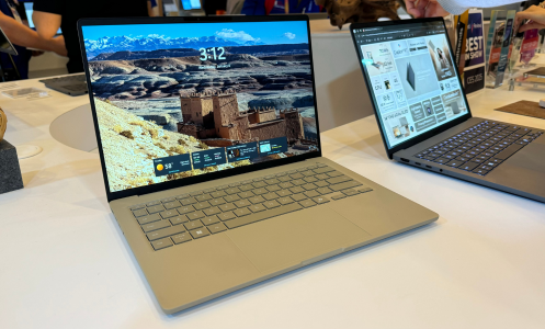 the asus zenbook a14 at ces 2025