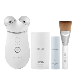 nuface trinity device next to activating serum