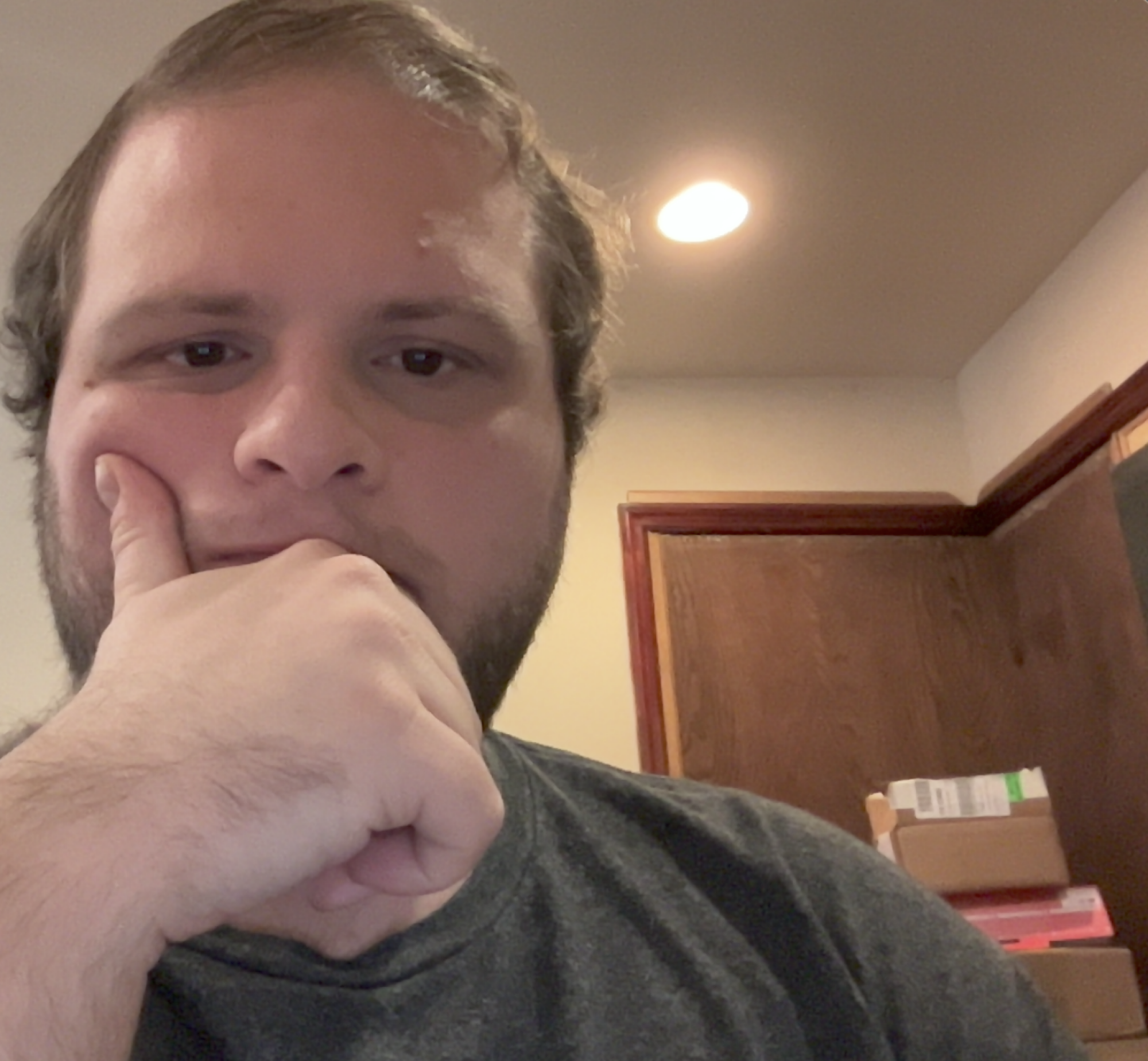 A selfie of the reviewer using the M2 MacBook Air's camera