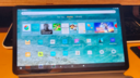 a close-up of the amazon fire max 11's screen