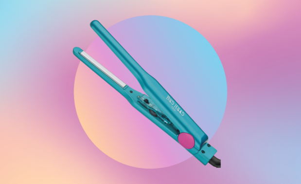 Bedhead Pixie straightener on colorful background