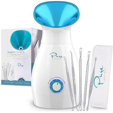 Pure Daily Care NanoSteamer on a white background.