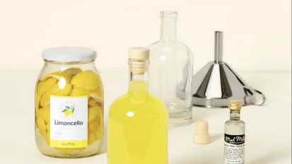 Homemade limoncello kit