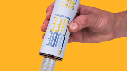 lube life water based lubricant bottle