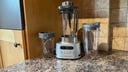 Ninja SS151 TWISTi Blender on countertop in sunlight