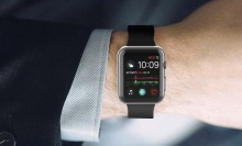 JULK Apple Watch screen protector on a person's wrist.