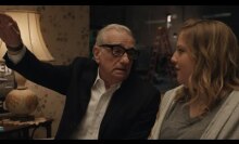 Martin Scorsese talking to his daughter Francesca.