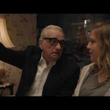 Martin Scorsese talking to his daughter Francesca.