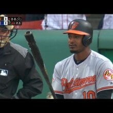 Watch Red Sox fans give Adam Jones a standing ovation a day after racist taunts