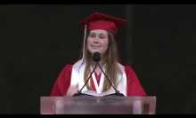 Watch: Teen scraps graduation speech to call out 'dehumanizing' abortion law