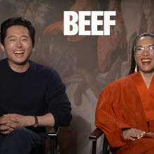 Ali Wong and Steven Yeun in Beef